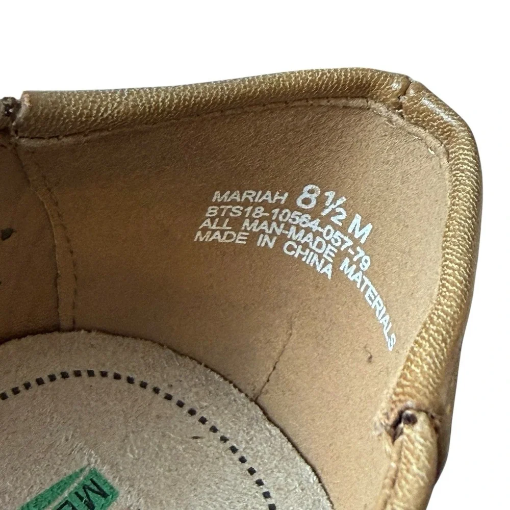 Baretraps Womens Mariah Almond Toe Slip-On Flats Size 8.5 Neutral Memory Foam